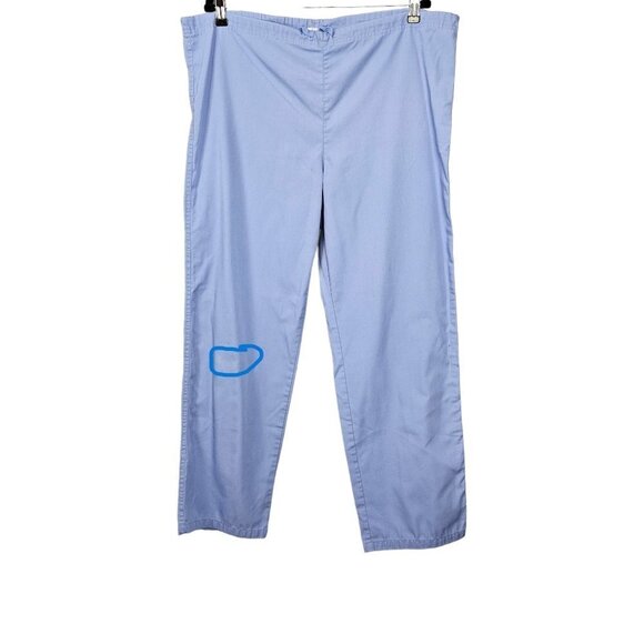 Dickies Scrubs Blue Pant and Tops Set Of 3 - Picture 12 of 13